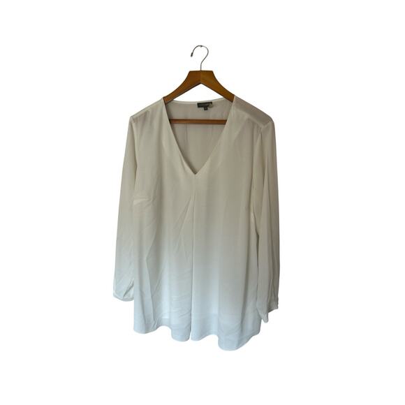 Vince Camuto Blouse White 1x - Picture 1 of 3